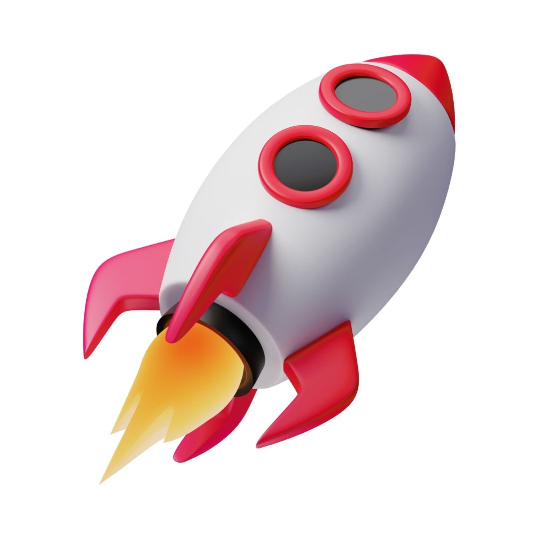 Rocket logo of responsivideo running on rocket fuel